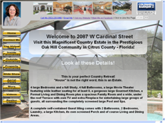 Virtual Tour of the Country Home Estate for Sale in Citrus County