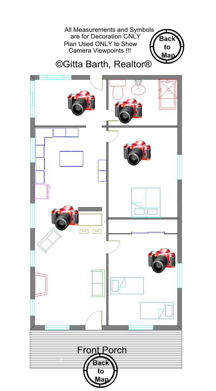 Camera Views with Floorplan of the 