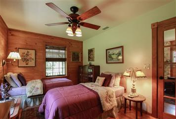 Second Bedroom in the Stone Home on the Crystal River Farm for Sale